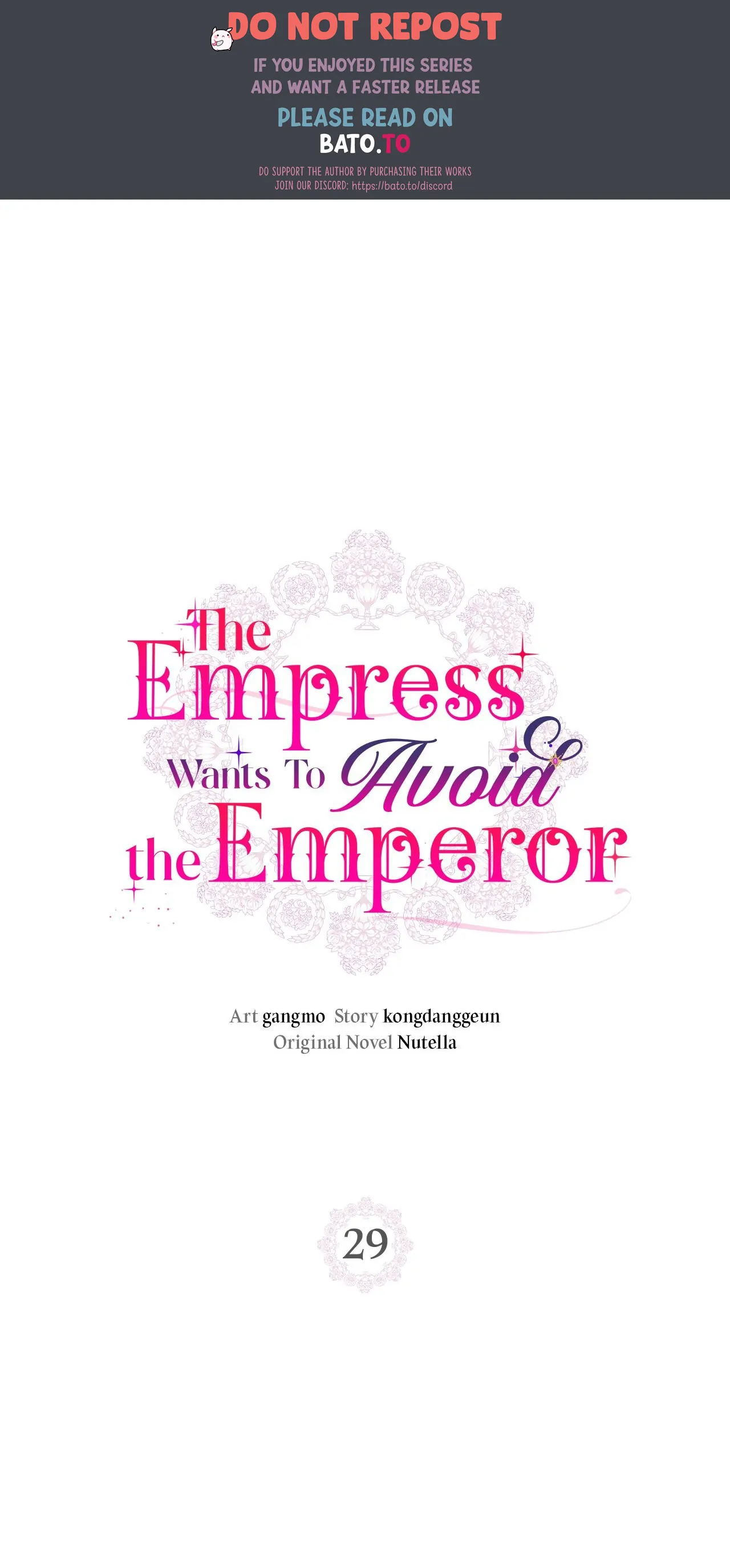 The Empress Wants To Avoid the Emperor chapter 29 page 1