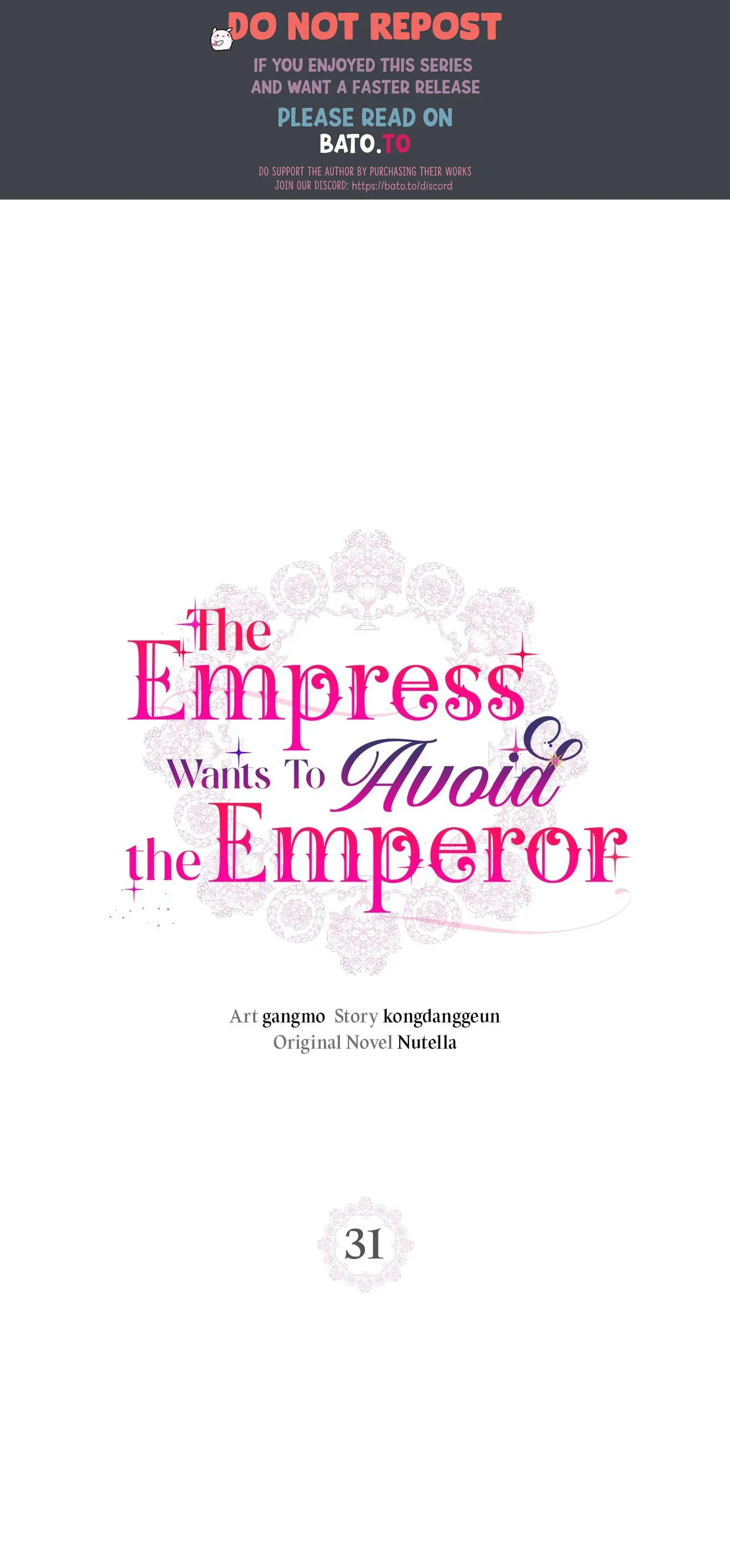 The Empress Wants To Avoid the Emperor chapter 31 page 1