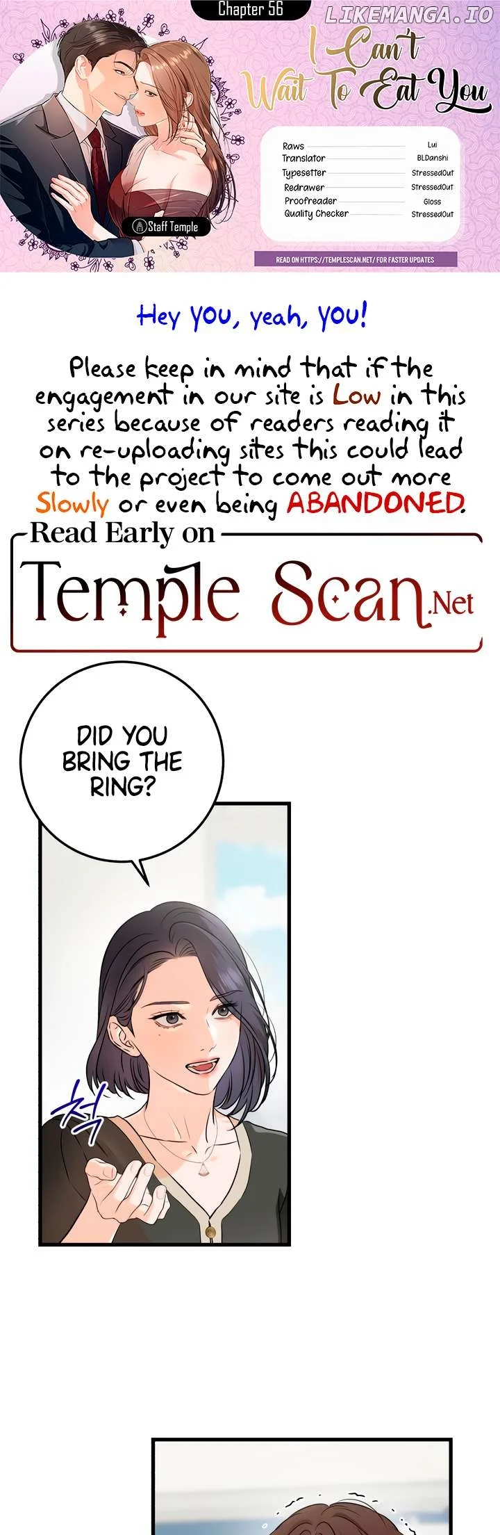 I Can’t Wait To Eat You chapter 56 page 1