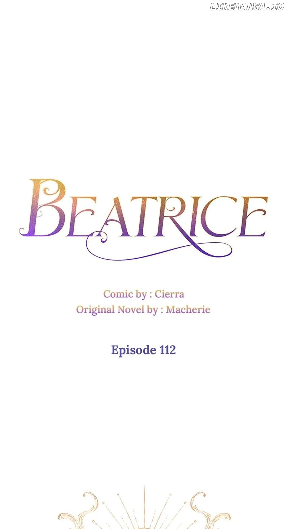 Beatrice chapter 112 page 1