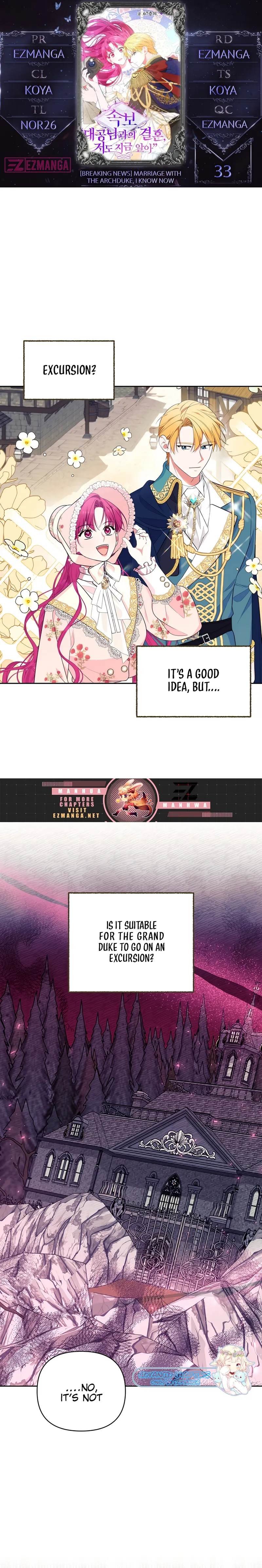 Marriage with the Archduke, I Know Now chapter 33 page 1