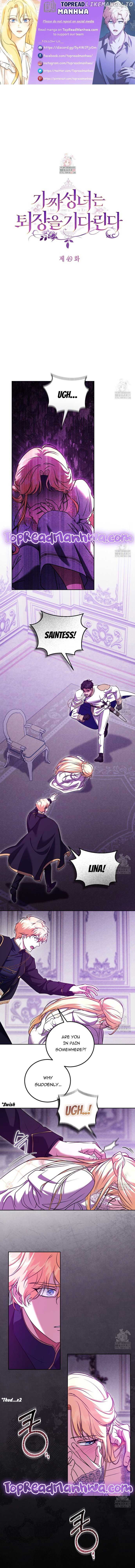 The Fake Saintess Awaits Her Exit chapter 49 page 1