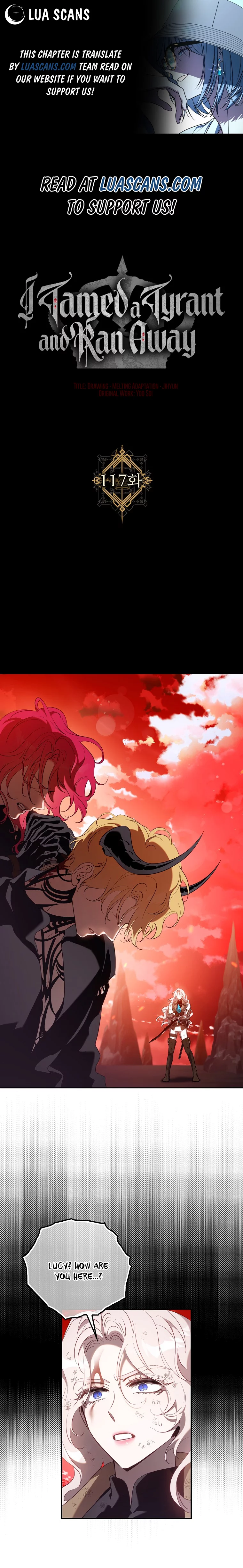I Tamed a Tyrant and Ran Away chapter 117 page 1