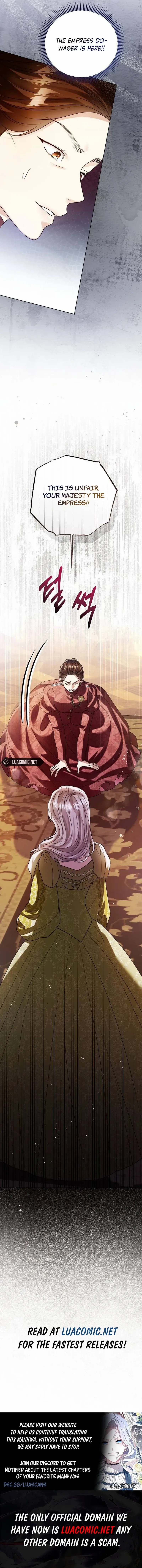 I Will Surrender My Position as the Empress chapter 120 page 13
