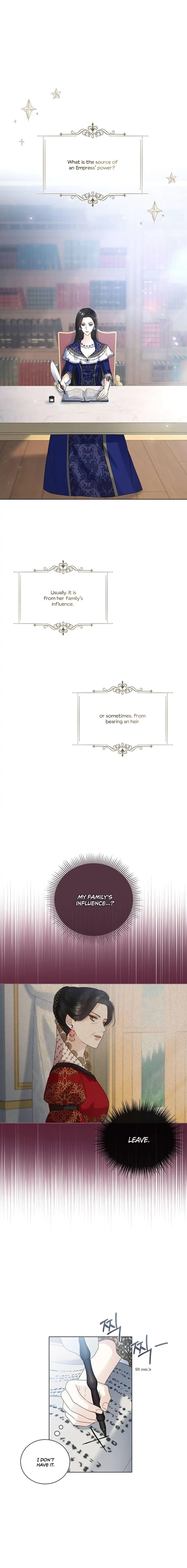 I Will Surrender My Position as the Empress chapter 15 page 1