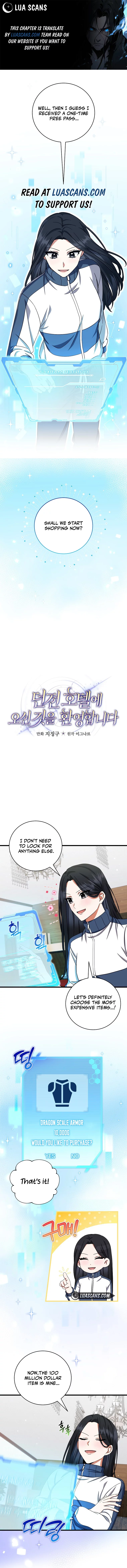 Welcome to Dungeon Hotel chapter 6 page 1