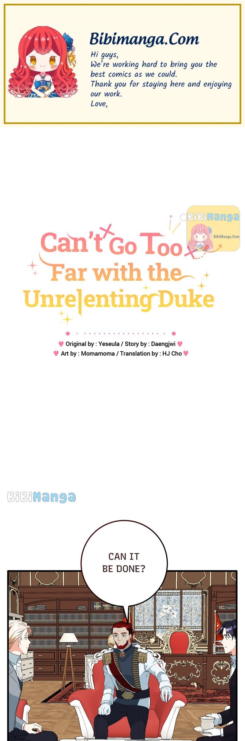 Can’t Go Too Far with the Unrelenting Duke chapter 31 page 1