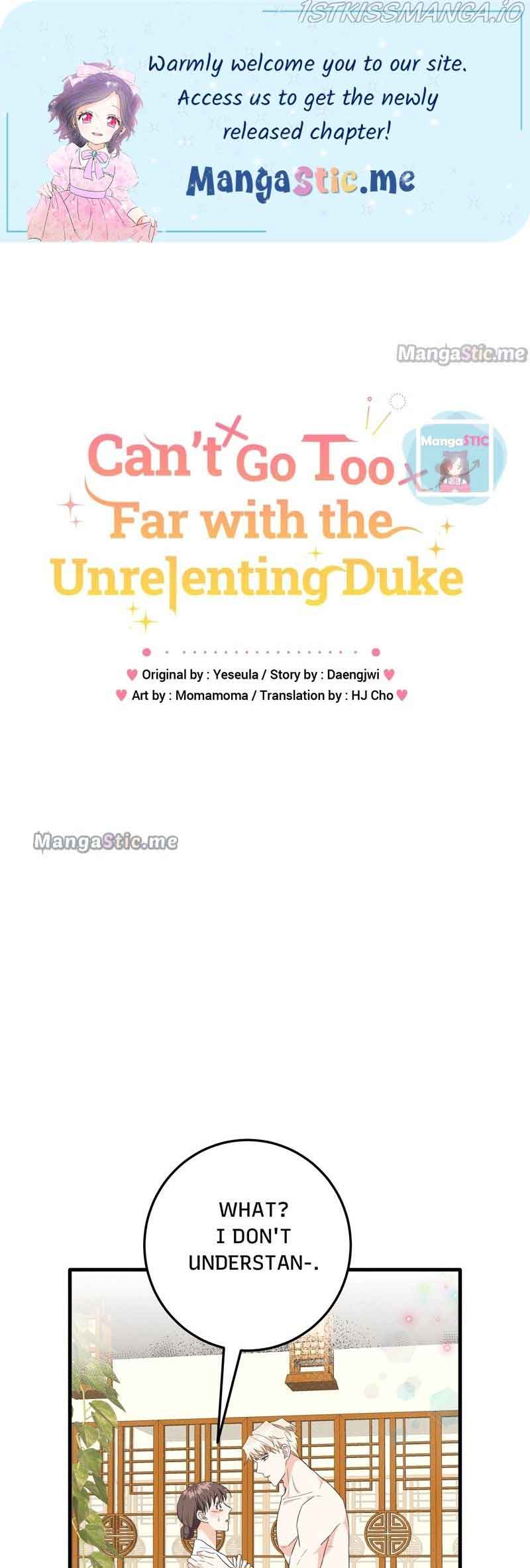 Can’t Go Too Far with the Unrelenting Duke chapter 9 page 1