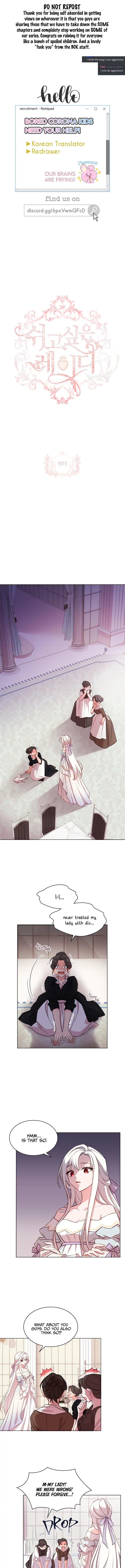 The Lady Wants to Rest chapter 3 page 1