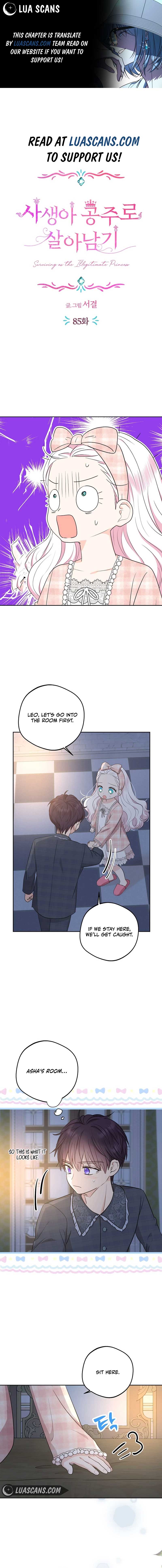 Surviving as an Illegitimate Princess chapter 85 page 1