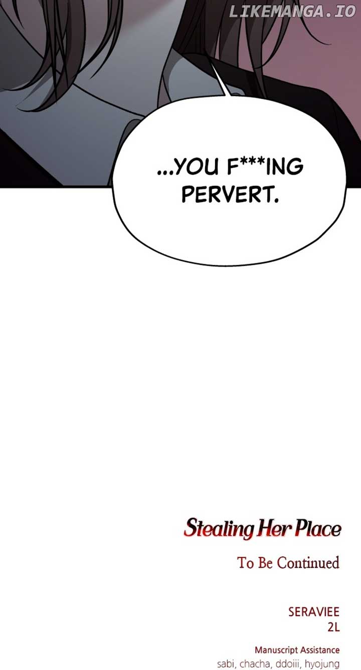 I will steal your place chapter 24 page 110