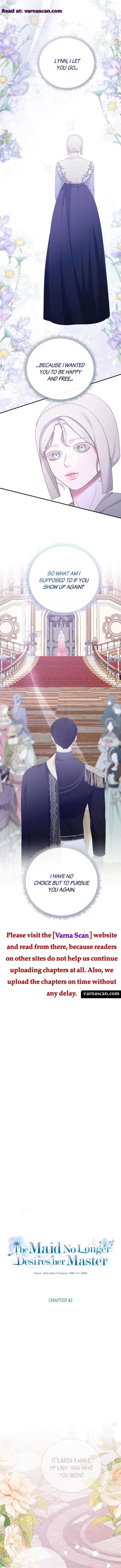 The Maid No Longer Desires her Master chapter 42 page 2