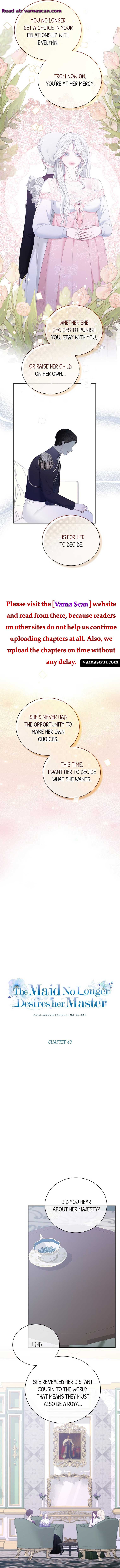 The Maid No Longer Desires her Master chapter 43 page 4