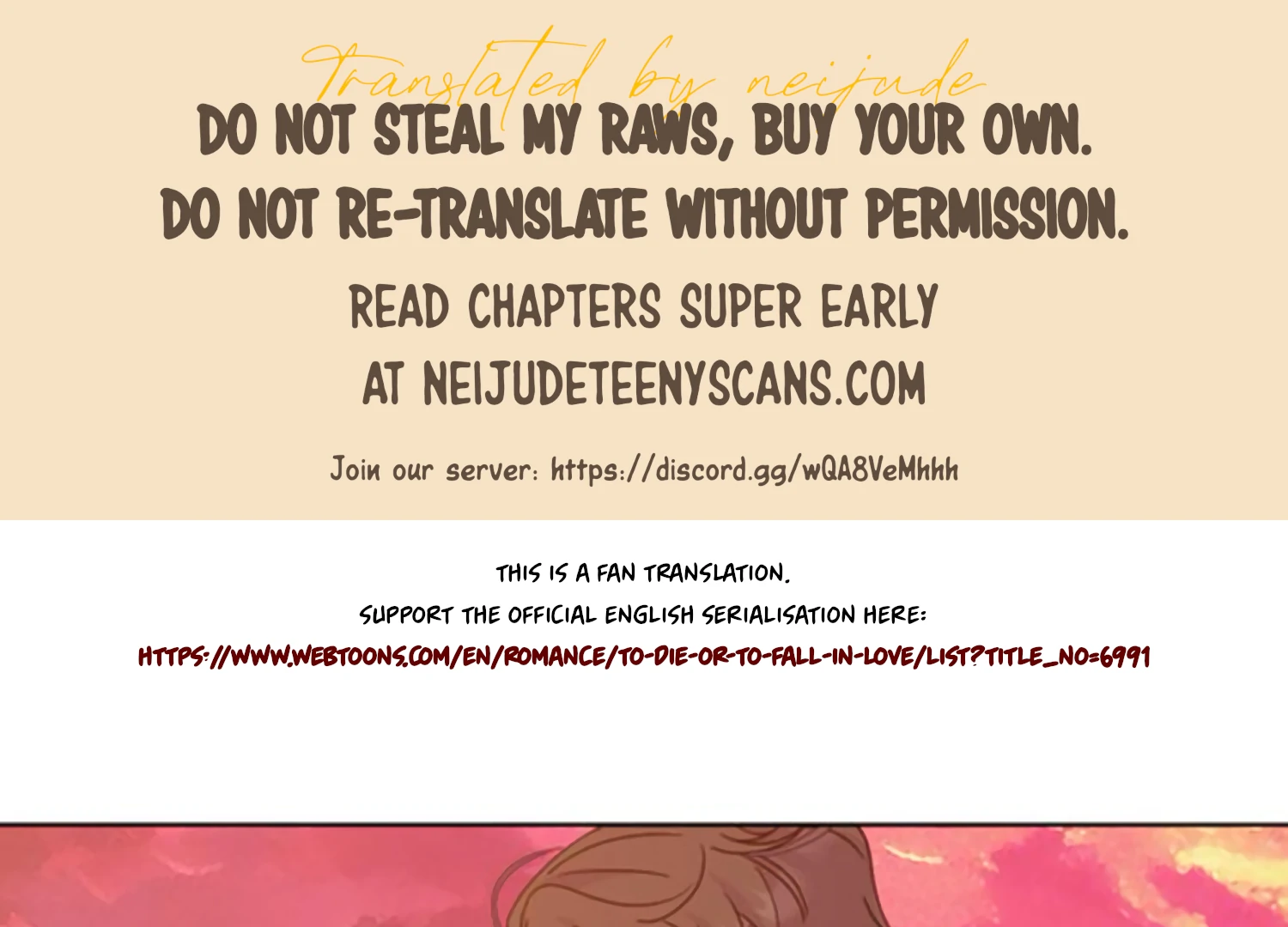 Fall in Love or Die chapter 69 page 1