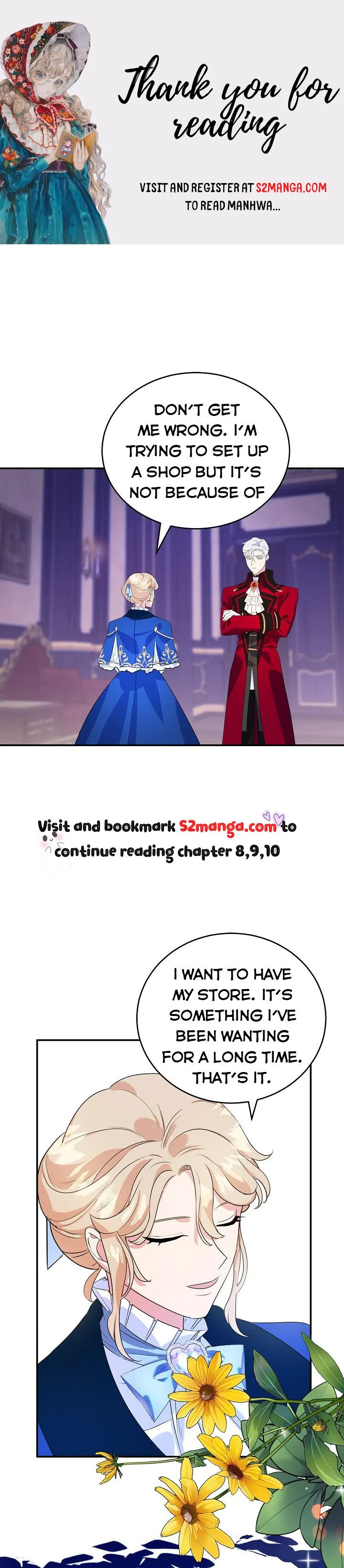 A Divorced Evil Lady Bakes Cakes chapter 7.5 page 1