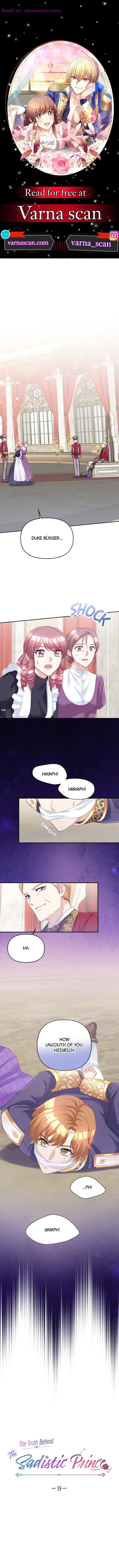 The Truth Behind the Sadistic Prince chapter 39 page 1