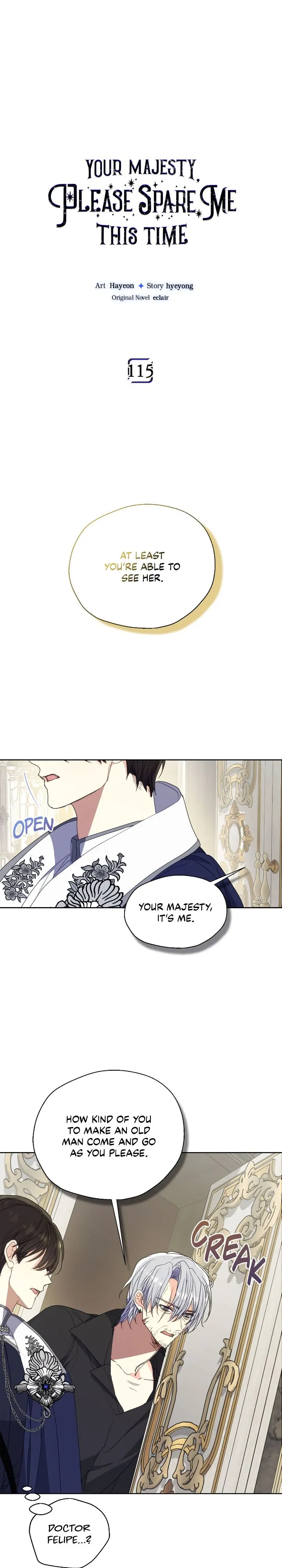 Your Majesty, Please Don’t Kill Me Again chapter 115 page 1