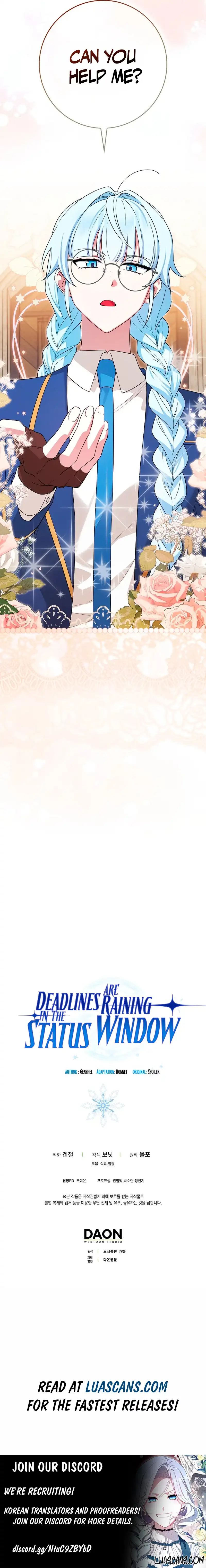 Deadlines are Raining in the Status Window chapter 22 page 17