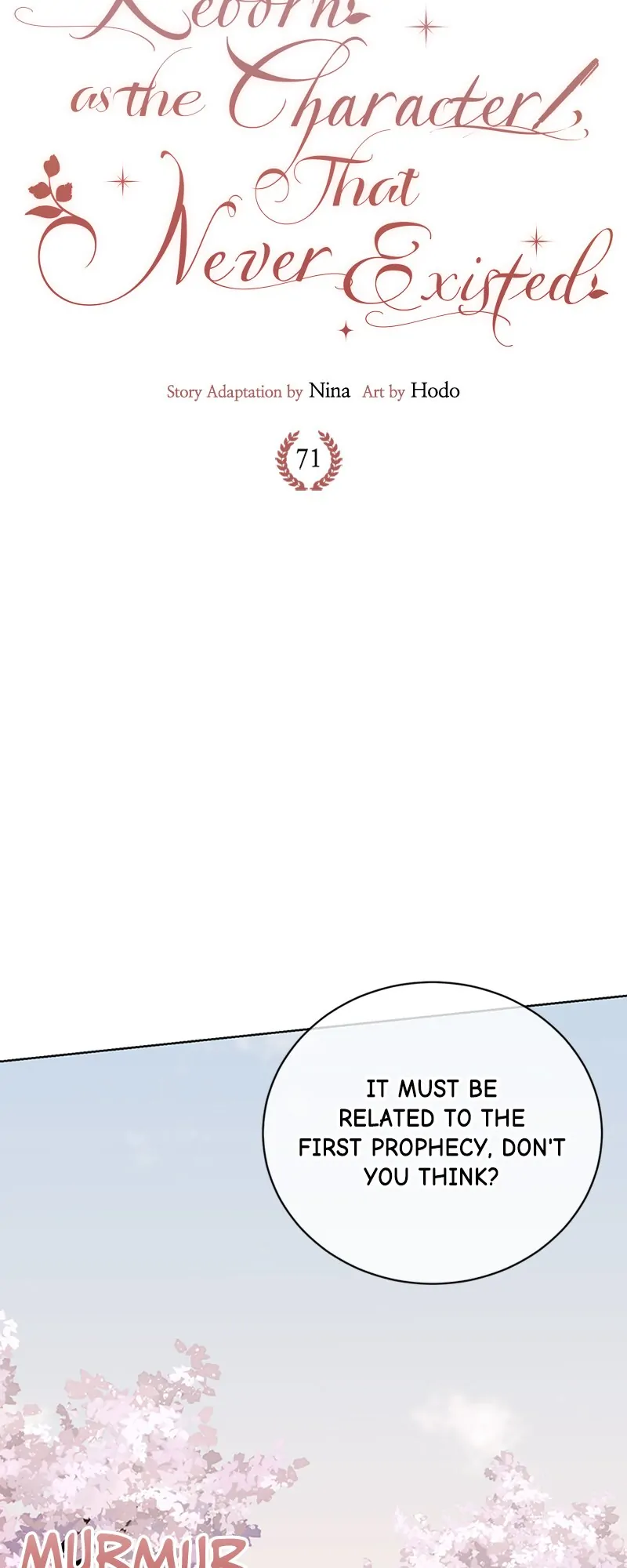 Reborn As a Character That Never Existed chapter 71 page 32