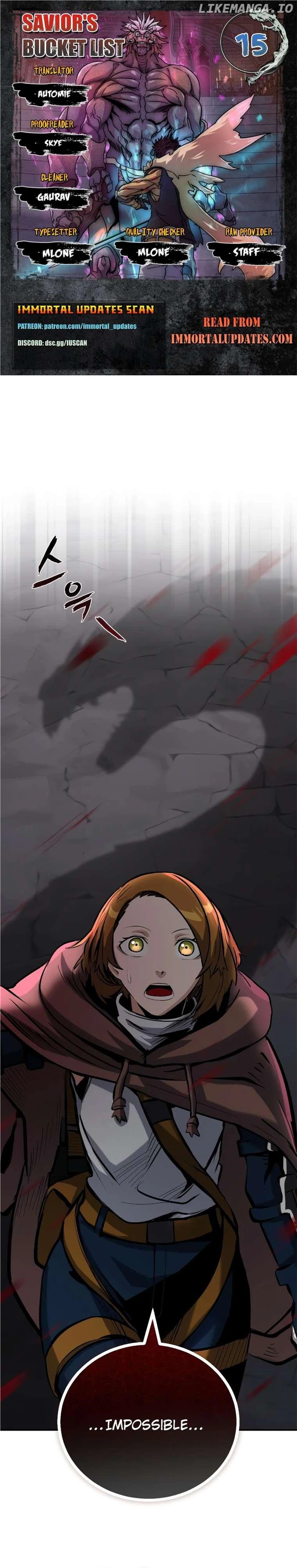 The Savior’s Bucket List chapter 15 page 1