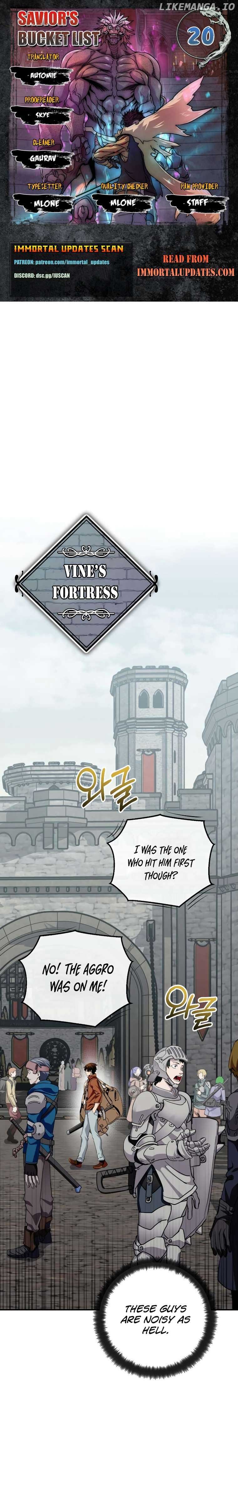 The Savior’s Bucket List chapter 20 page 1