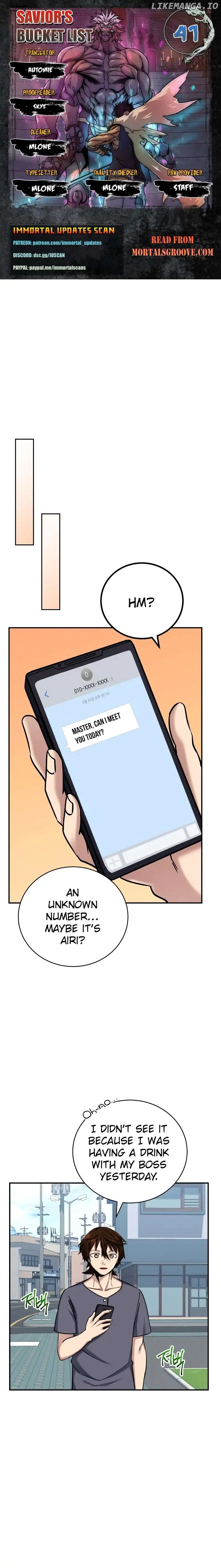 The Savior’s Bucket List chapter 41 page 1
