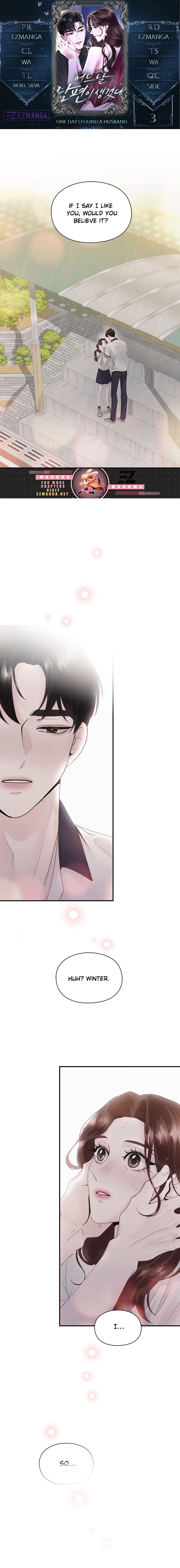 One Day I Found a Husband chapter 3 page 1