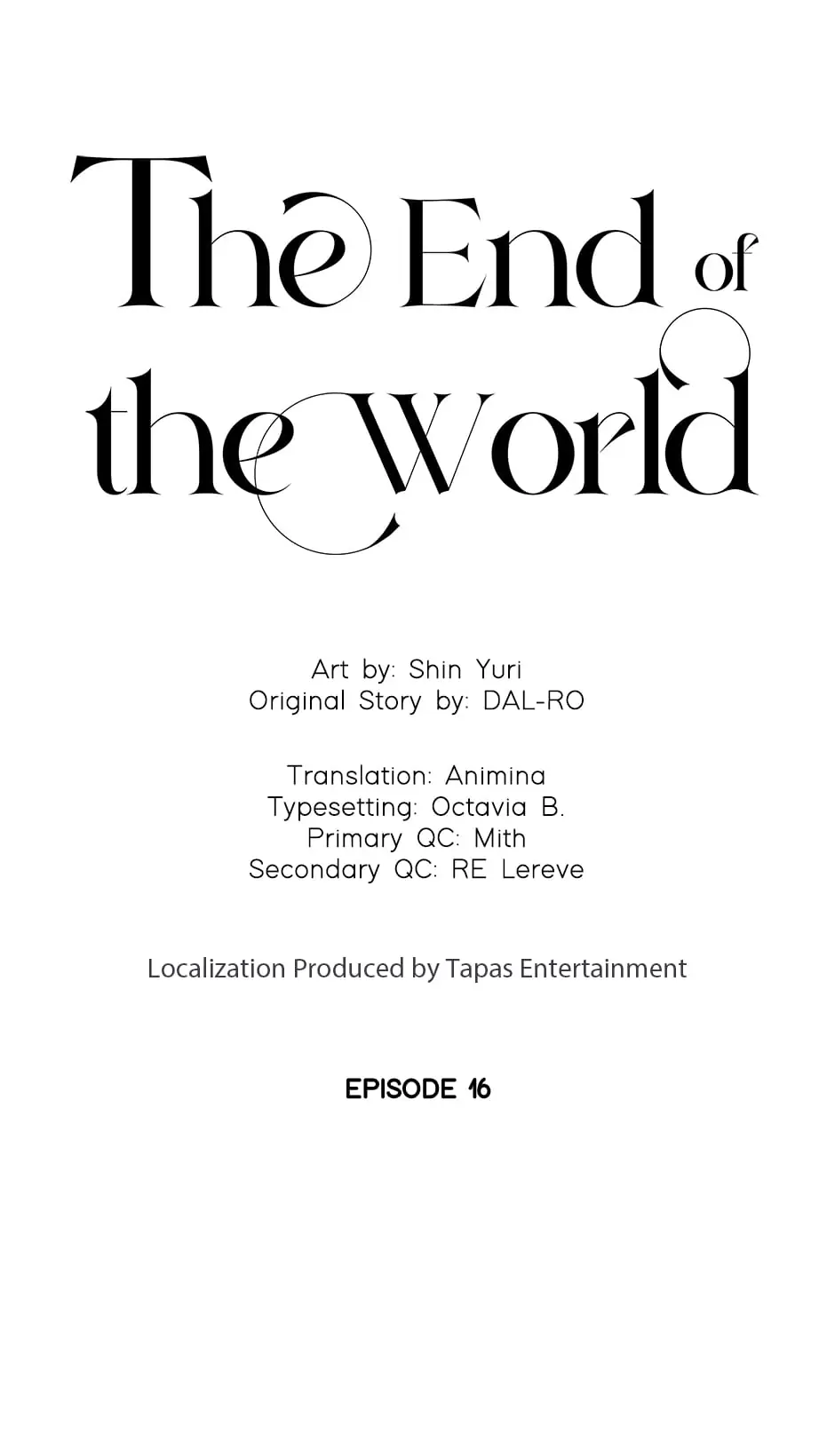 The End of the World chapter 16 page 1