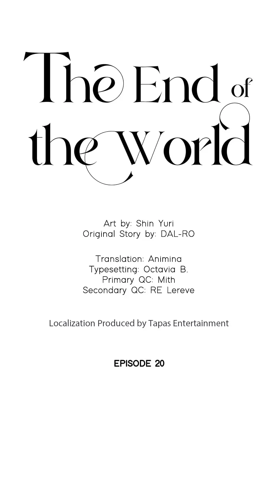The End of the World chapter 20 page 1