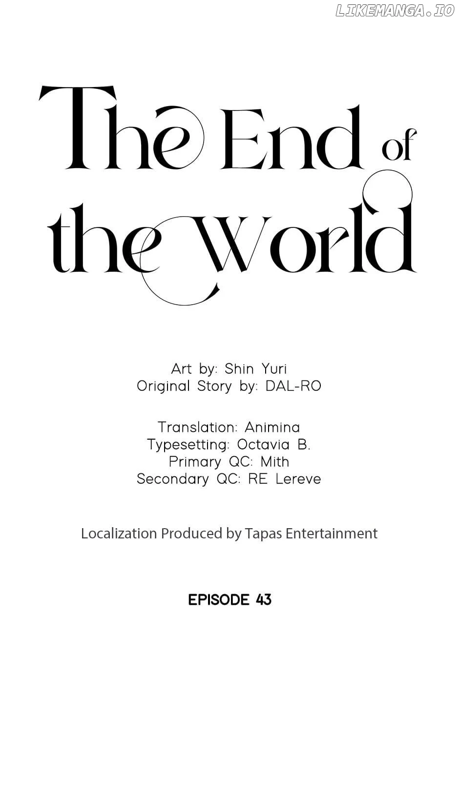 The End of the World chapter 43 page 1