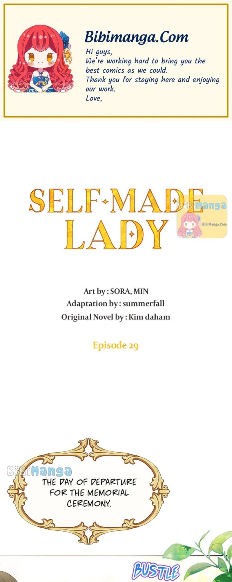 The Goal is to be Self-made chapter 29 page 1