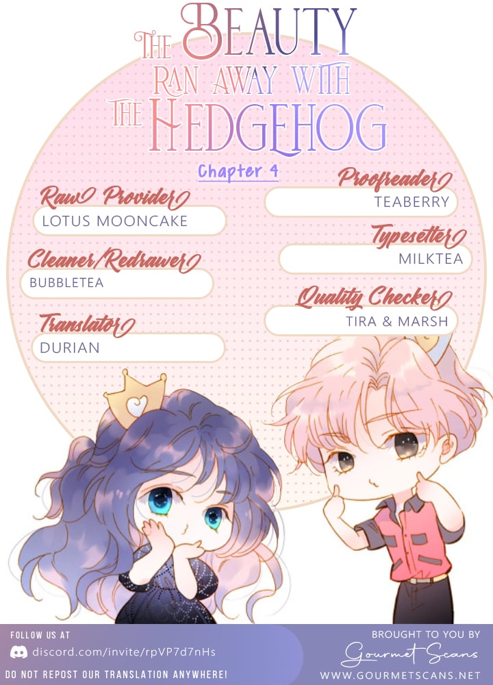 The Beauty Ran Away With The Hedgehog chapter 4 page 1
