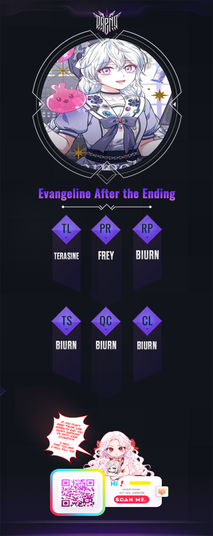 Evangeline chapter 49 page 1