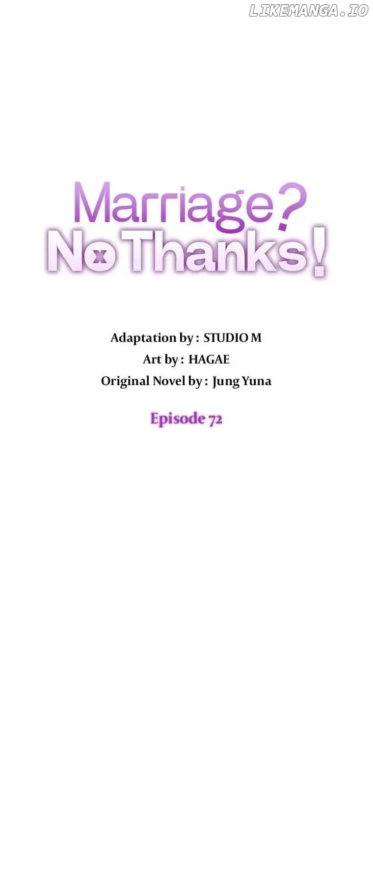 Marriage? No Thanks! chapter 72 page 19