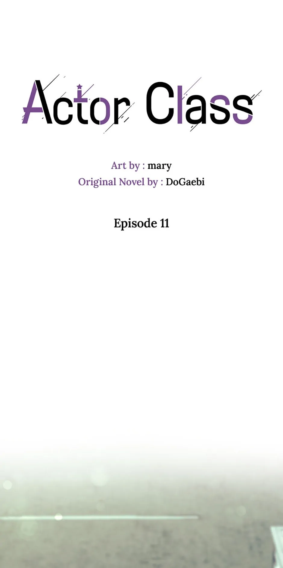 Actor Class chapter 11 page 1