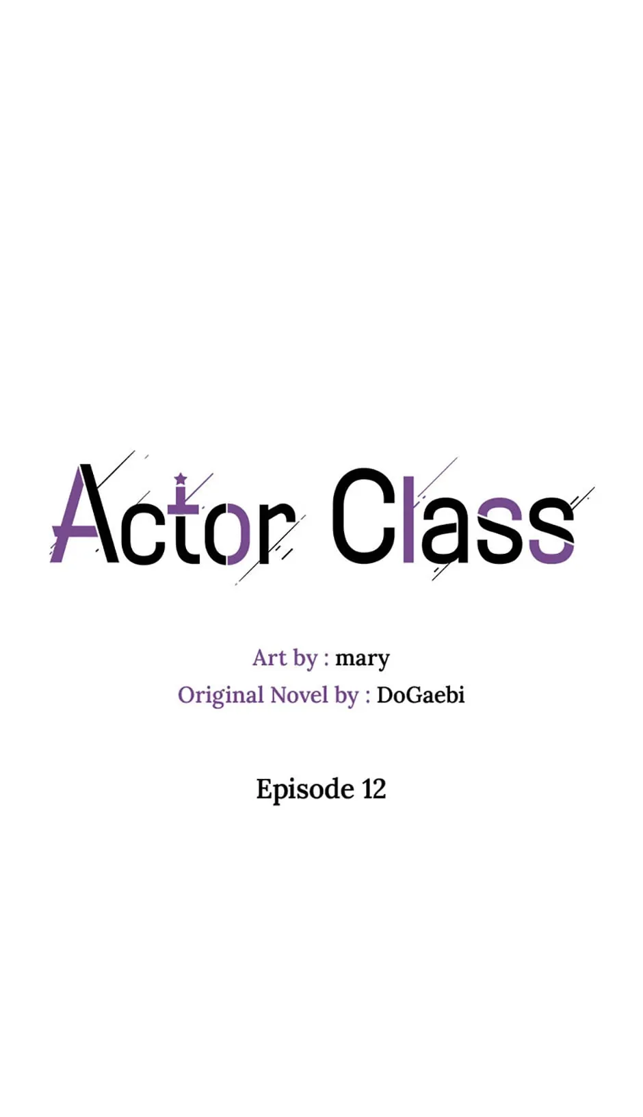Actor Class chapter 12 page 1