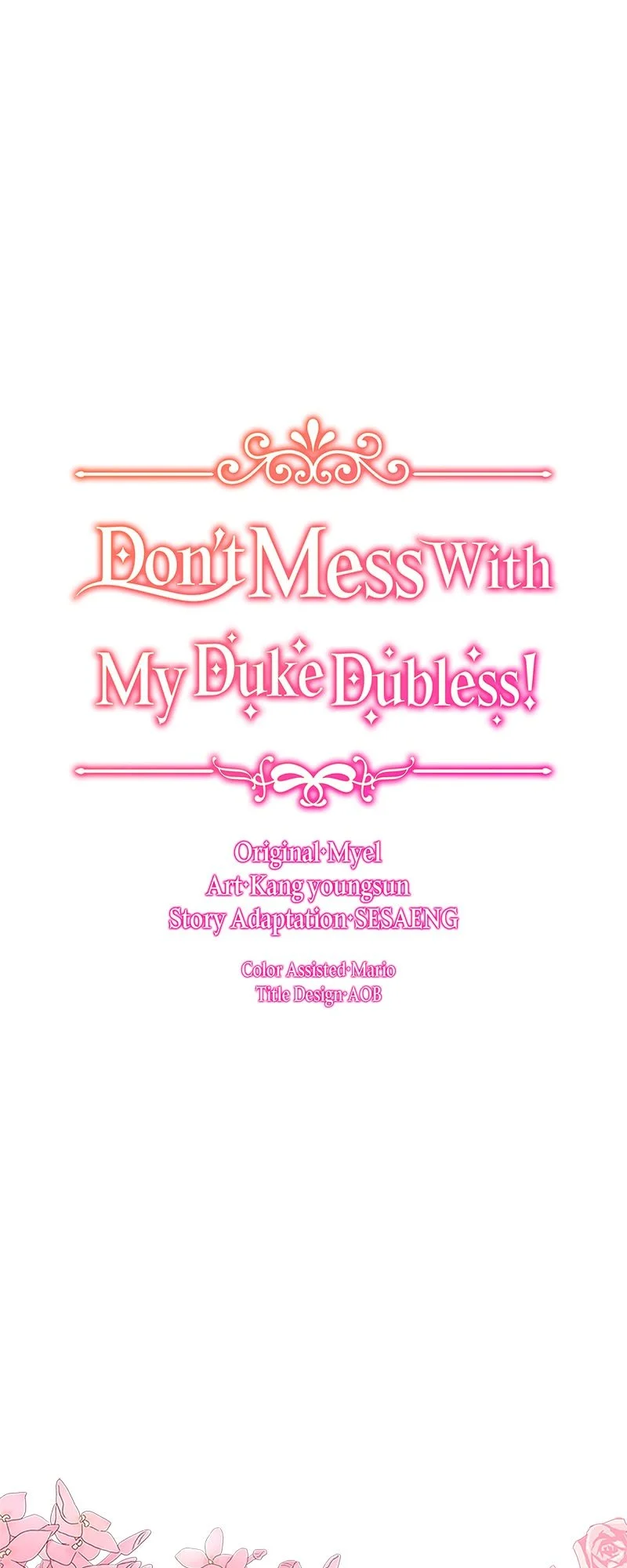 Don’t Mess with My Duke Dubless! chapter 6 page 1