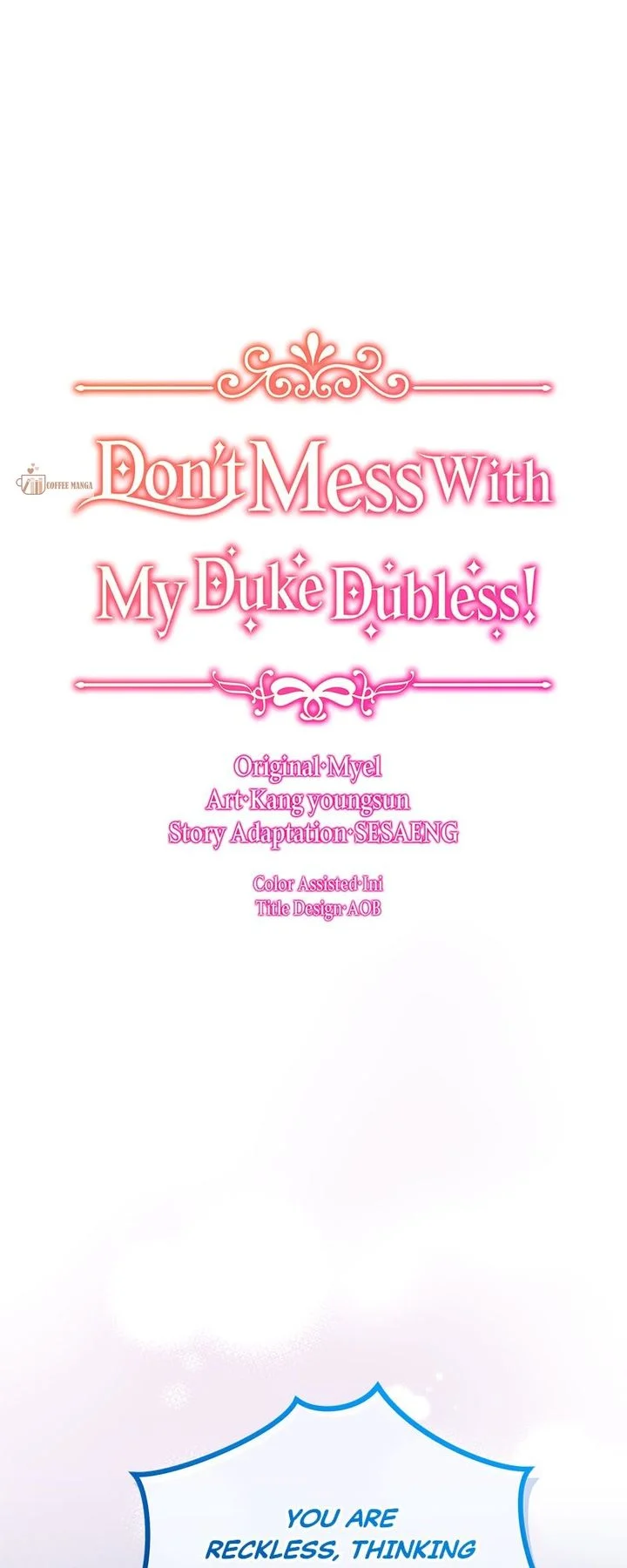 Don’t Mess with My Duke Dubless! chapter 62 page 1
