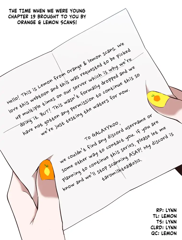 The Time When We Were Young chapter 19 page 12