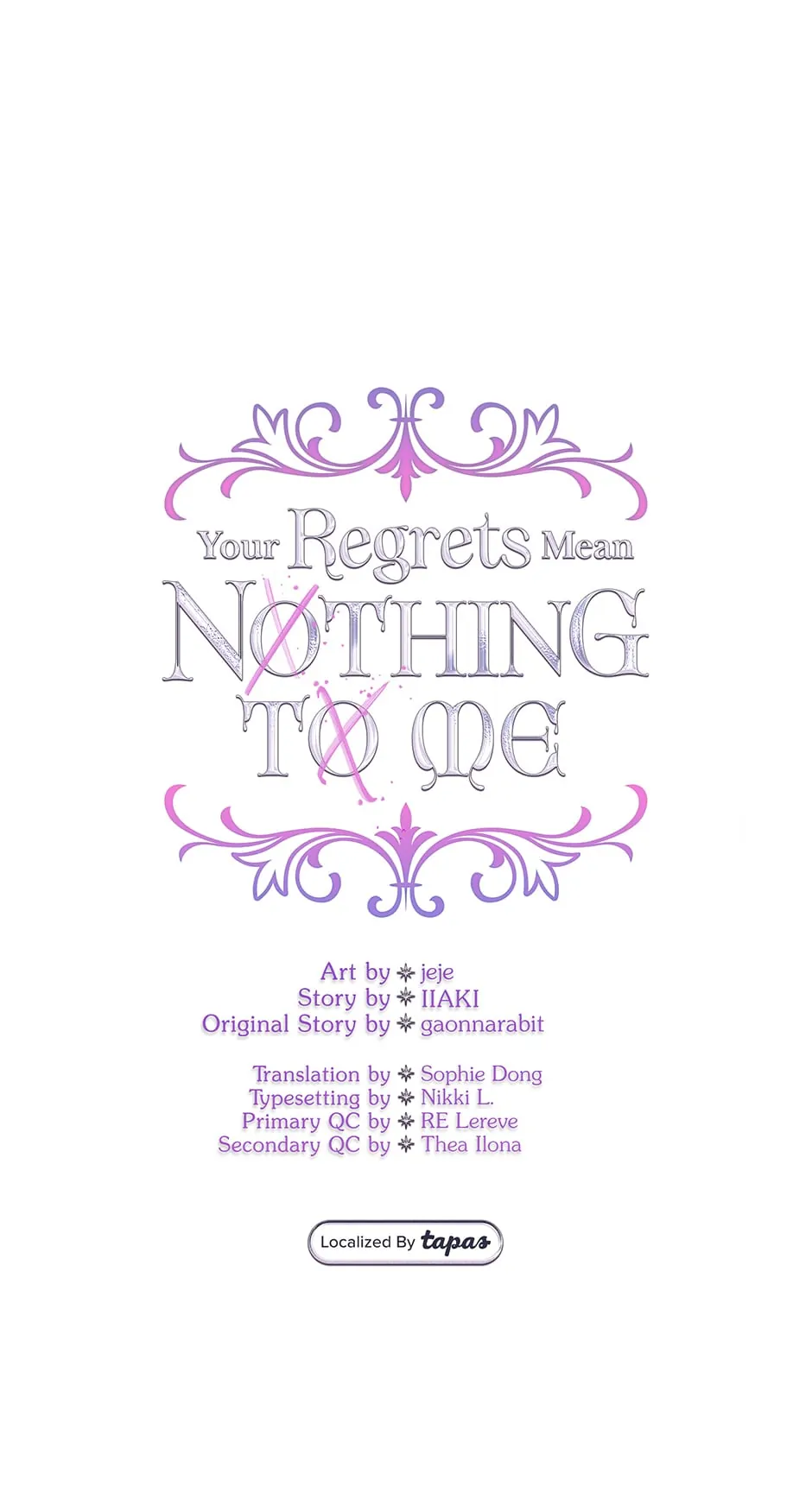 I Won’t Accept Your Regrets chapter 104 page 13