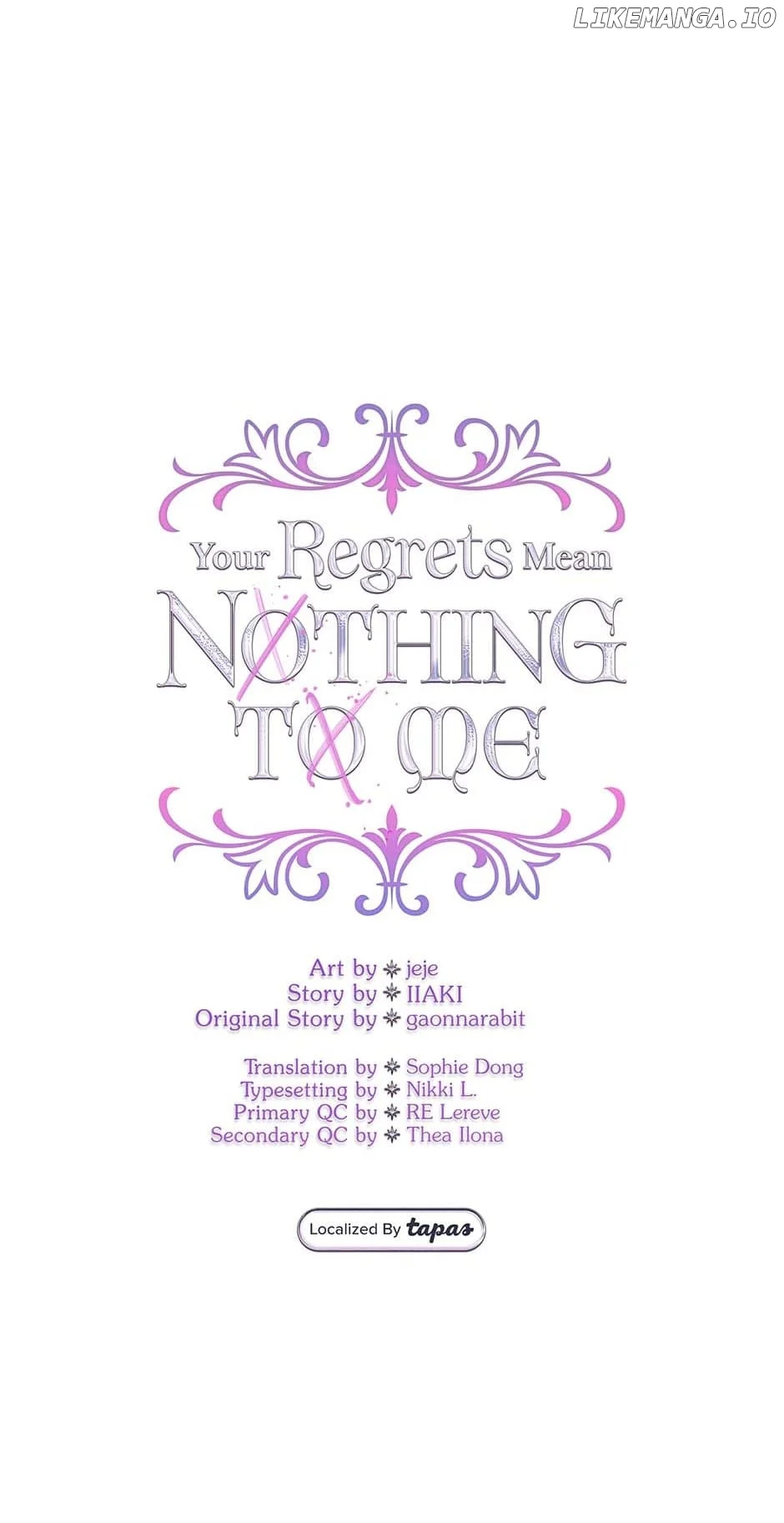 I Won’t Accept Your Regrets chapter 128 page 32