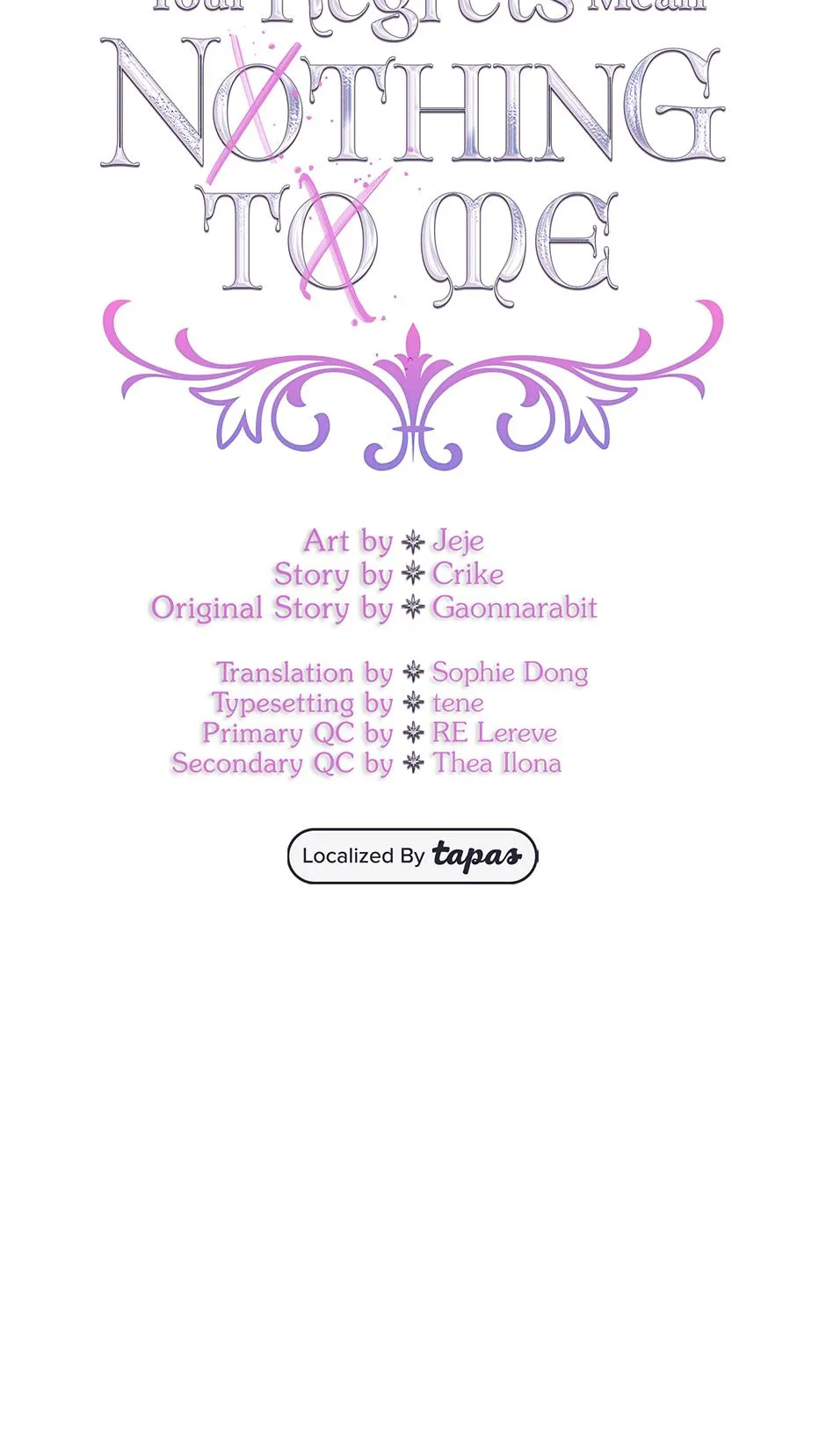 I Won’t Accept Your Regrets chapter 139 page 45