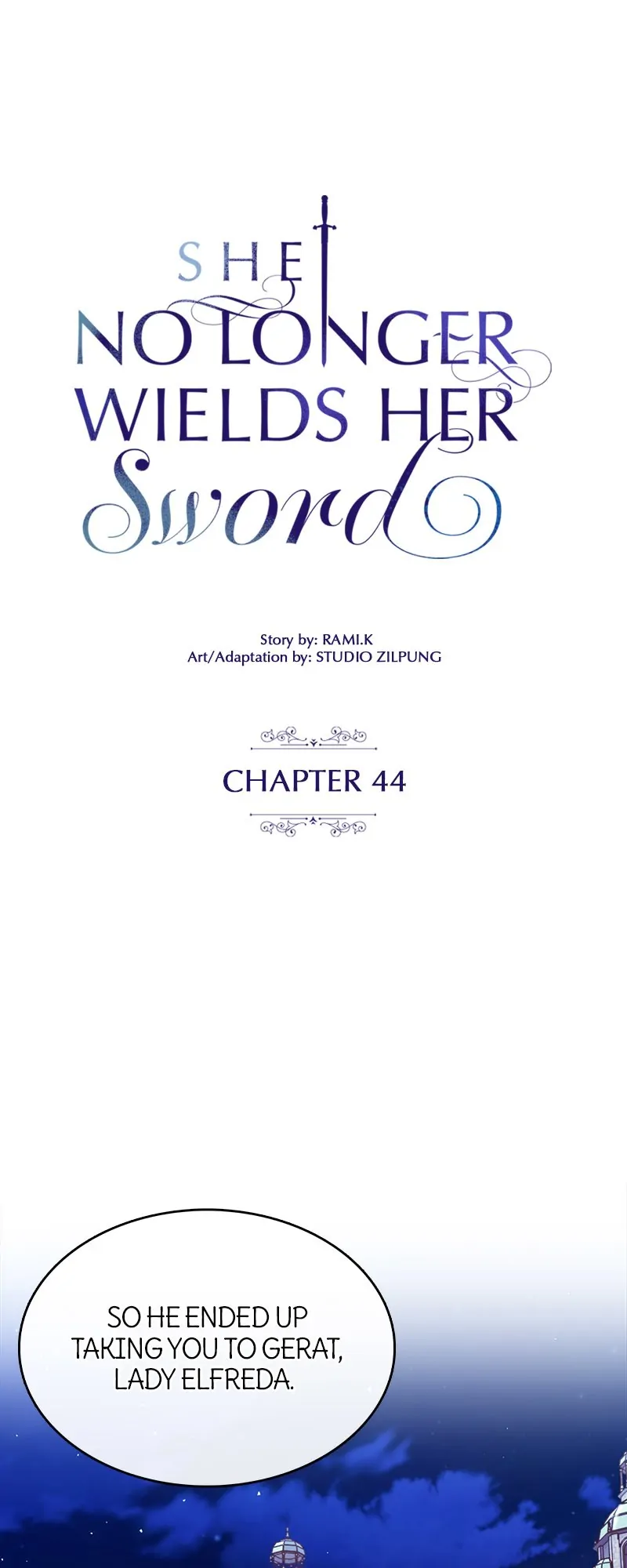 She No Longer Wields Her Sword chapter 44 page 1