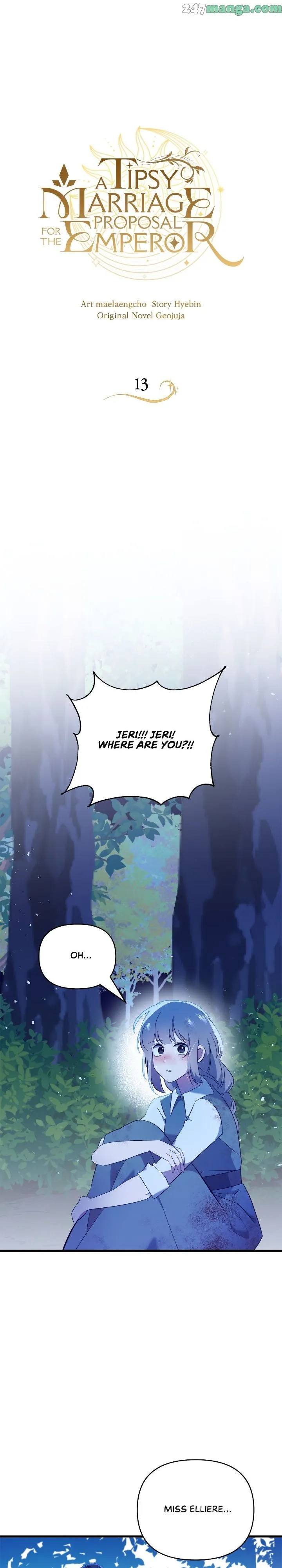 A Tipsy Marriage Proposal for the Emperor chapter 13 page 1