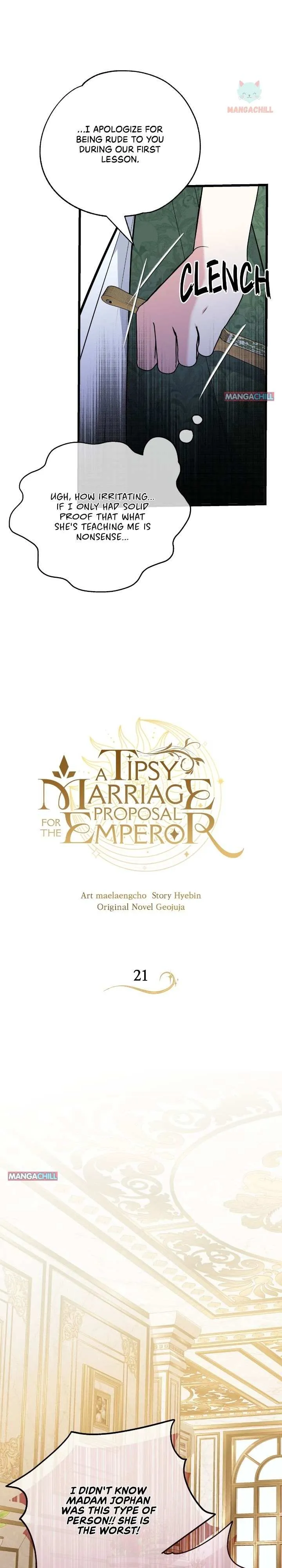 A Tipsy Marriage Proposal for the Emperor chapter 21 page 7
