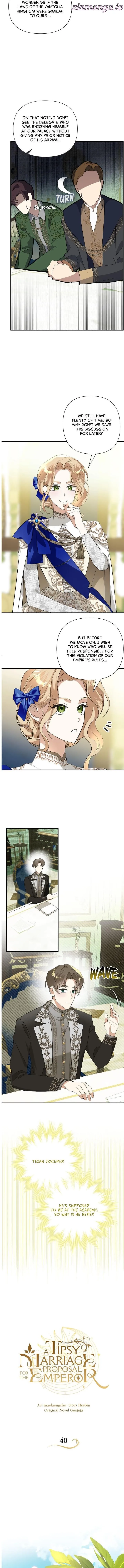 A Tipsy Marriage Proposal for the Emperor chapter 40 page 2