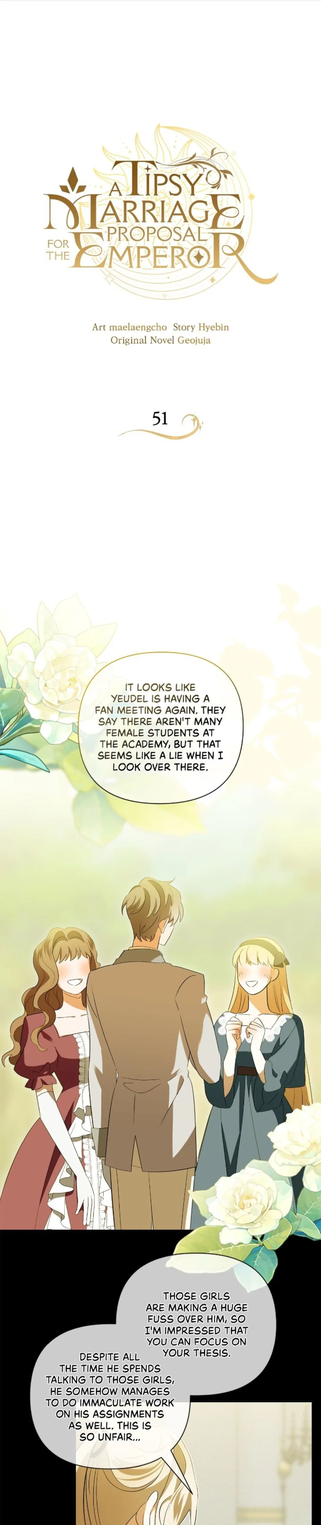 A Tipsy Marriage Proposal for the Emperor chapter 51 page 1
