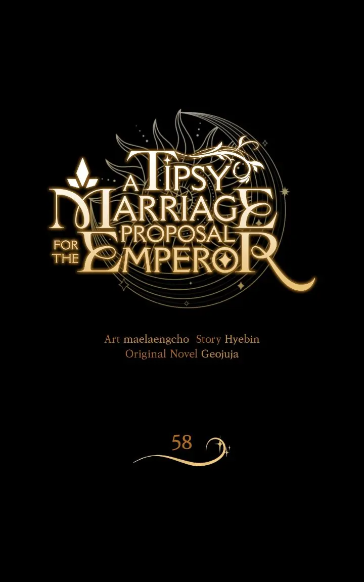 A Tipsy Marriage Proposal for the Emperor chapter 58 page 1