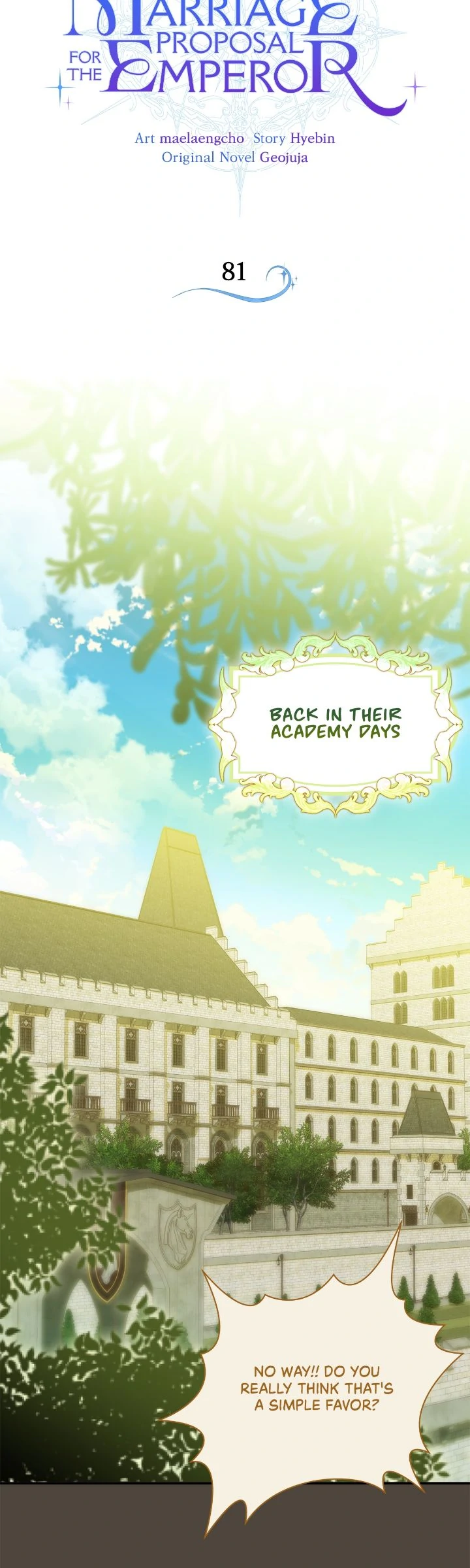 A Tipsy Marriage Proposal for the Emperor chapter 81 page 8