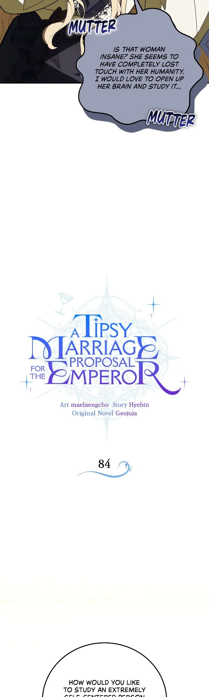 A Tipsy Marriage Proposal for the Emperor chapter 84 page 8